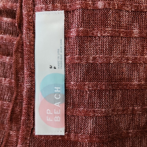 Nwot Free People Beach Ribbed Knit Maxi Skirt & Crop Top Set - Picture 11 of 12